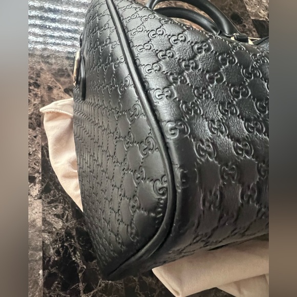 AUTHENTIC GUCCI GUCCISSIMA BOSTON SATCHEL SHOULDER BAG - Picture 16 of 17